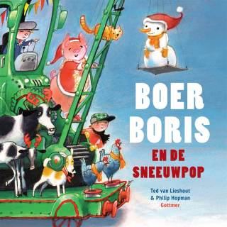 Boer Boris en de sneeuwpop -nieuw kerst en winter prentenboek 2023