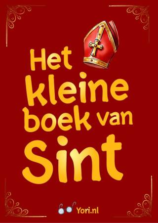Het kleine boek van Sint - boekje Sinterklaas 2024 cover Het kleine boek van Sint