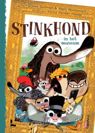 Stinkhond in het museum