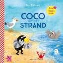 Coco op het strand
